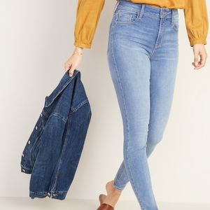 Old navy high rise super skinny rockstar jeans